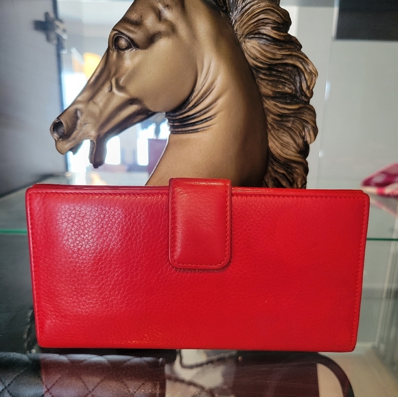 GUCCI HORSESHOE Continental leather wallet Vintage - Picture 3 of 13